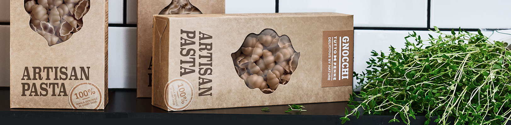 Bio Packaging, scatole in cartoncino marrone kraft avana 